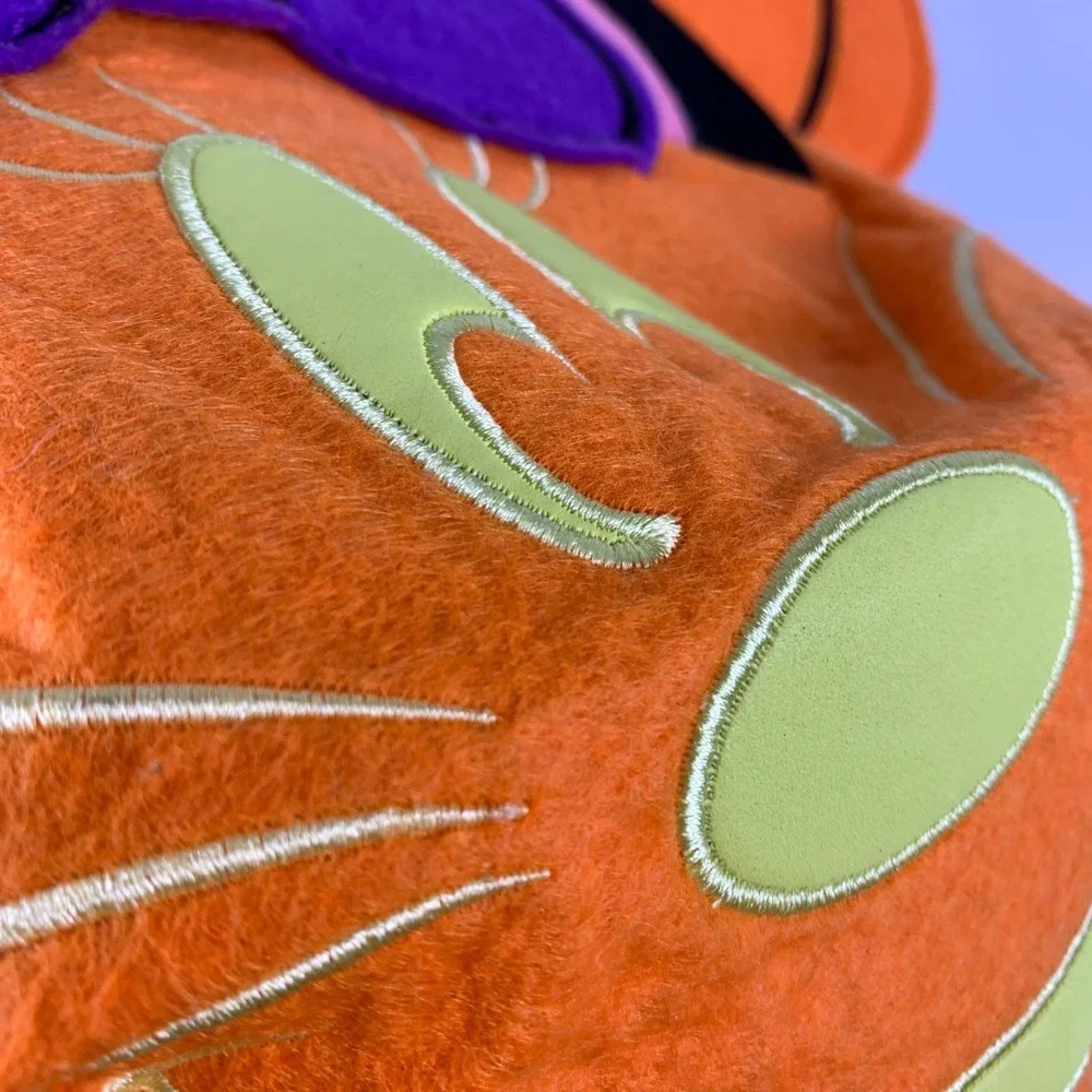 Disney Store Minnie Mouse Felt Halloween Trick or Treat Bucket‎ Glow in the Dark